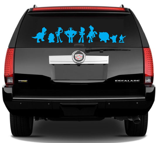 TOY STORY Silhouette You've Got a Friend Car Decal Wall Decal Sticker Large Sizes