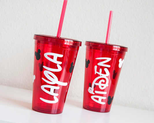 DIY Mickey Monogram Custom Name Tumbler Decals MAKE Your Own Cup DIY Decal Set