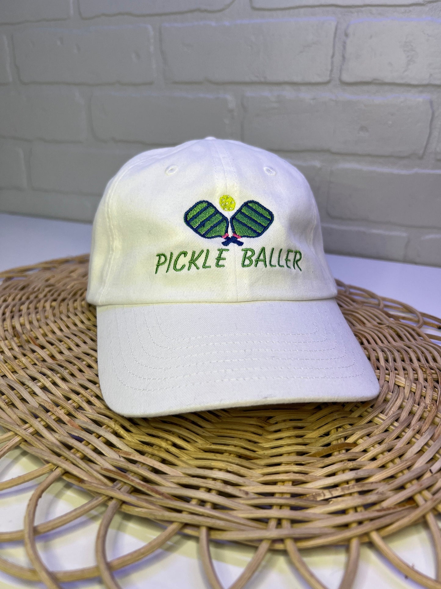 Pickleballer Baseball Dad Hat Dink It Active Sports Embroidered Hat Custom Hats Sports Team Hats Pickleball Tennis Net Sport