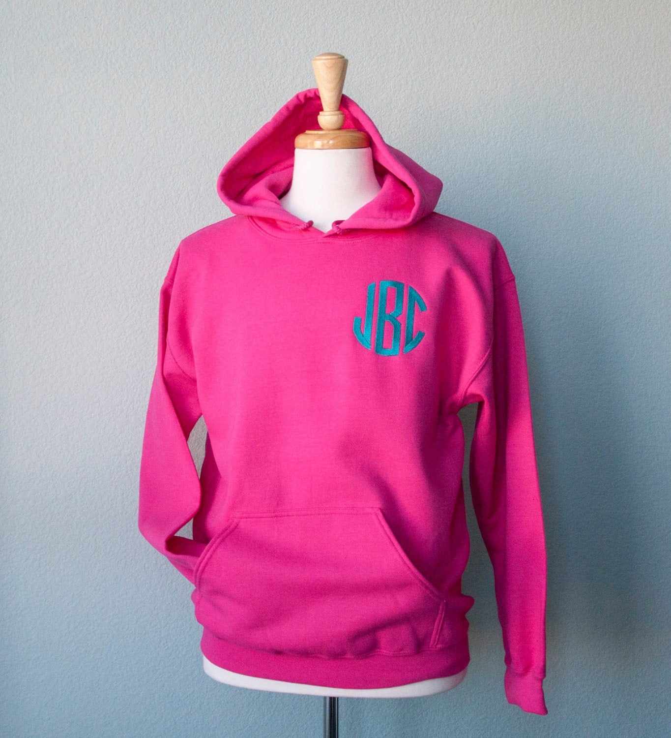 MONSTER HIGH EMBROIDERED Monogram Hoodie Youth Sweatshirt Skullette Bow Youth Sweatshirt